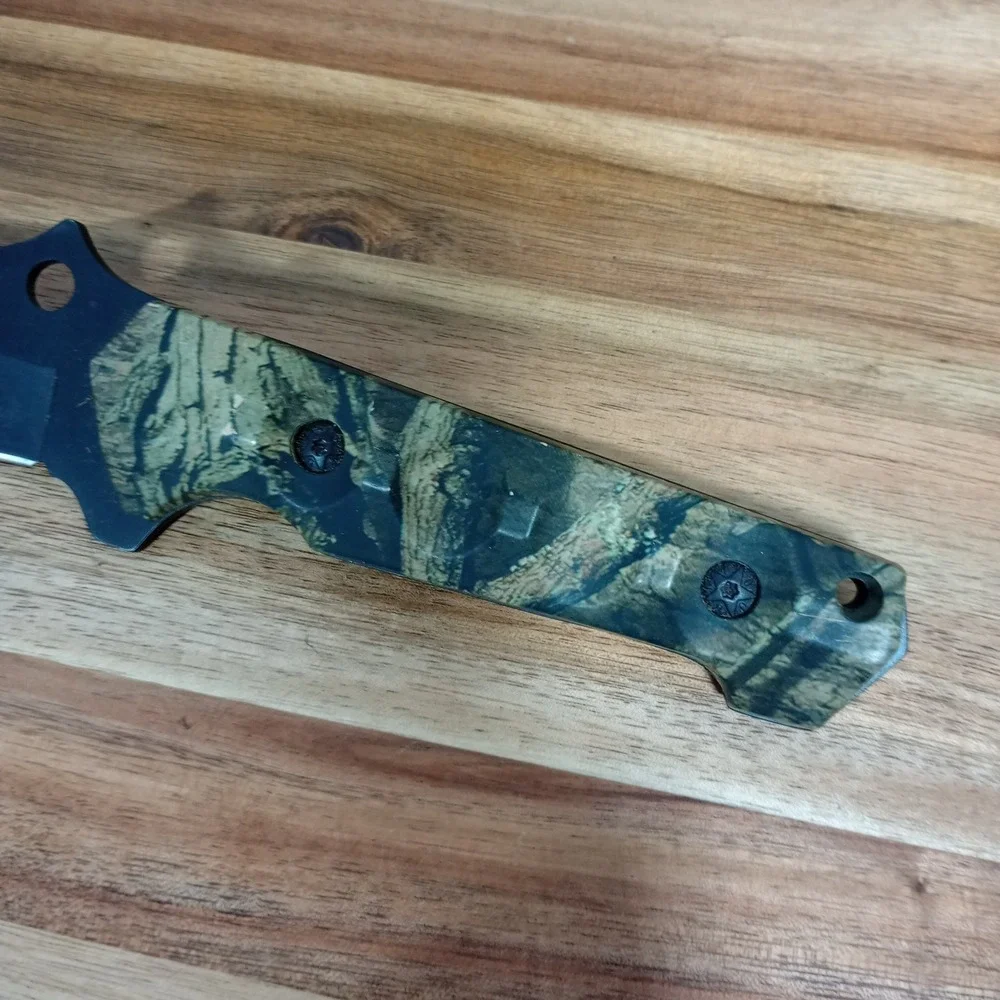 Mossy Oak Camo Camoflauge Knife Set Fixed Blade‎ Gut Hook Hunting Fishing